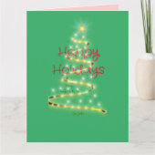 Zegeningen Prettige Feestdagen Vouw Wenskaart Kaart (Voorkant)