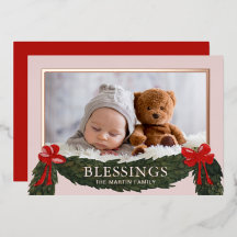 Zegeningen Religieuze Kerst Foto