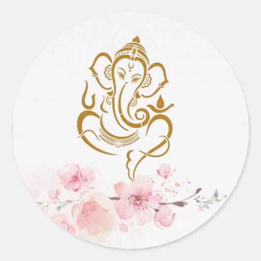 Zegeningen van Ganesh: Goddelijke Sticker (Voorkant)