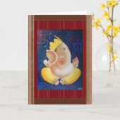 Zegeningen van Lord Ganapati voor elke gelegenheid Kaart (Gele Bloem)