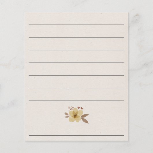 Zegeningen voor de Baby - Baby shower Kaarten (Achterkant)