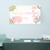 Zegeningen voor de baby spandoek (Beurs)