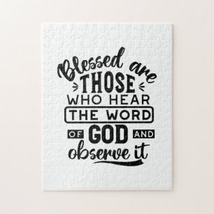 Zegeningen voor degenen die het Woord van God hore Legpuzzel