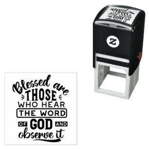 Zegeningen voor degenen die het Woord van God hore Zelfinktende Stempel