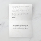 Zegeningen voor het feest van Tabernakels Kaart (Binnen)