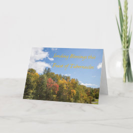 Zegeningen voor het feest van Tabernakels Kaart