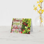 Zegeningen voor mama op Moederdag Kaart (Gele Bloem)