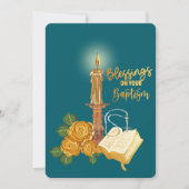 Zegeningen voor uw doop feestdagenkaart (Voorkant)