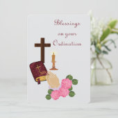 Zegeningen voor uw wijding feestdagenkaart (Staand voorkant)