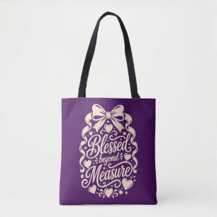 Zegeningen zonder Maat Ivoor Elegante Boog Decal Tote Bag