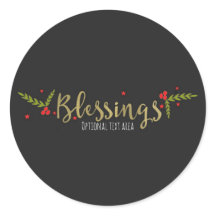 Zegeningen Zwart Goud & Rood Kerstvakantie