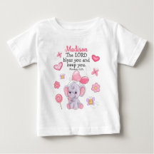 Zegenings Schrift Cute Meisje Custom Naam Shirt To