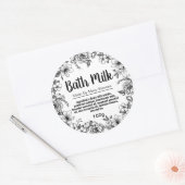  zegenmelketiket ronde sticker (Envelop)