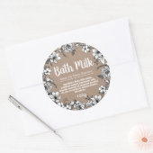 zegenmelketiket ronde sticker (Envelop)