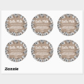 zegenmelketiket ronde sticker (Vel)