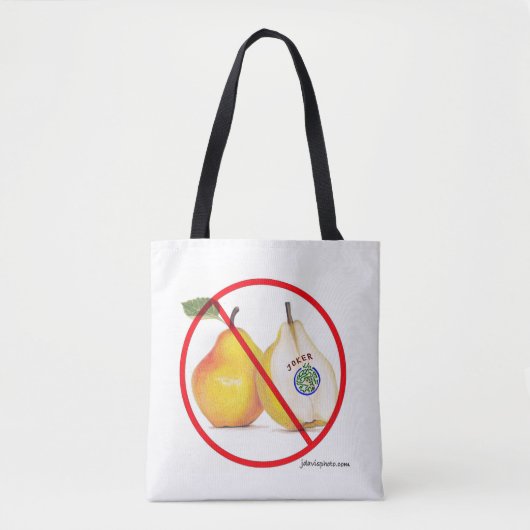 Zeggen Ga met de Canvas tas van Stippen (Voorkant)