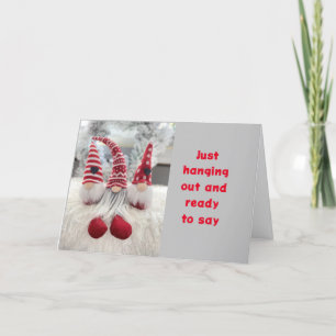 ZEGGEN "MERRY CHRISTMAS DAY" AAN U! FEESTDAGEN KAART