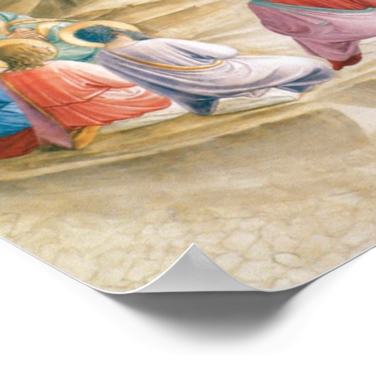 Zeggen op de berg  religie poster (Hoek)