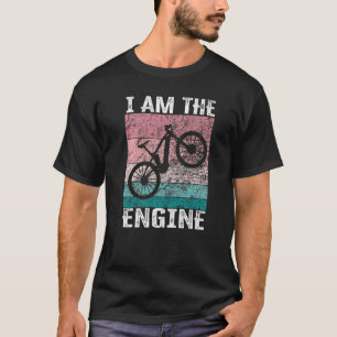 Zeggend dat ik de motor ben voor wielrenfans 4 t-shirt