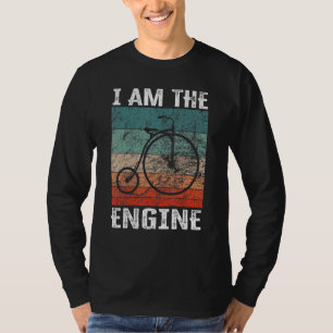 Zeggend Ik Ben De Motor voor Wielrenner Fan 15 T-shirt