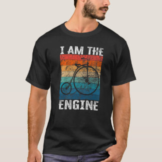 Zeggende dat ik de motor ben voor wielerfan 13 t-shirt