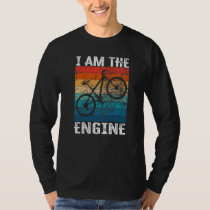 Zeggende dat ik de motor ben voor wielrenner fan 1 t-shirt