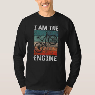 Zeggende dat ik de motor ben voor wielrenner fan 1 t-shirt