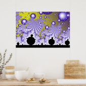 Zegler High Resolution Fractal Poster 1st-reeks (Keuken)