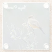 Zeg's Phoebe Glazen Onderzetter (Achterkant)