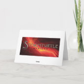 Zegt de Zwarte Kat van de Kaart van Halloween (Achterkant)