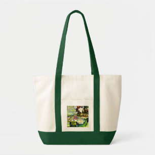 Zegt om de hele idee Canvas tas te betrekken