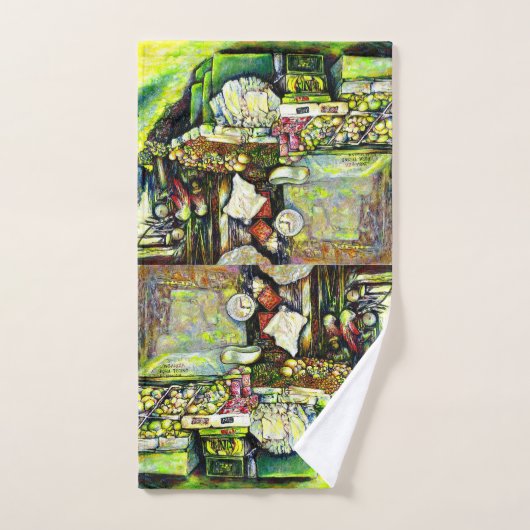 Zegt om het hele idee te betrekken bad handdoek (Handdoek)