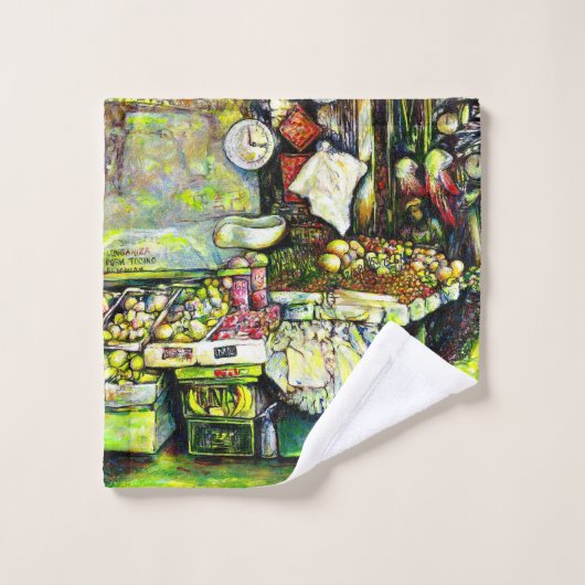 Zegt om het hele idee te betrekken bad handdoek (Wasdoekje)