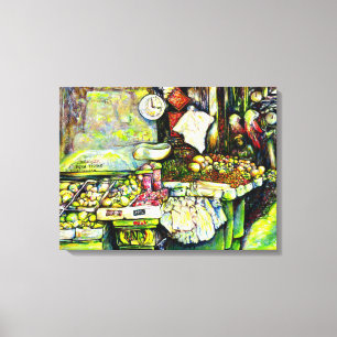 Zegt om het hele idee te betrekken canvas afdruk