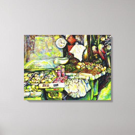 Zegt om het hele idee te betrekken canvas afdruk (Voorkant)