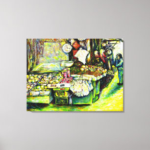 Zegt om het hele idee te betrekken canvas afdruk