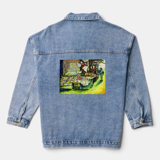 Zegt om het hele idee te betrekken denim jacket (Achterkant)