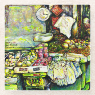 Zegt om het hele idee te betrekken glazen onderzetter