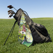 Zegt om het hele idee te betrekken golfhanddoek (Groen)