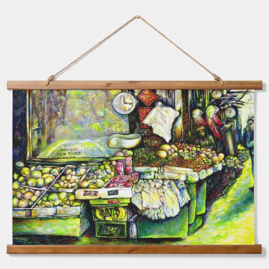 Zegt om het hele idee te betrekken hangend wandkleed (Voorkant)