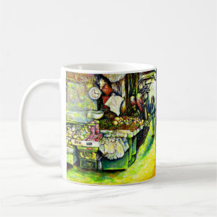 Zegt om het hele idee te betrekken koffiemok