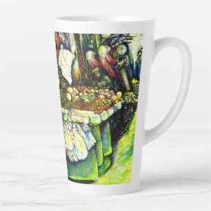 Zegt om het hele idee te betrekken latte mok