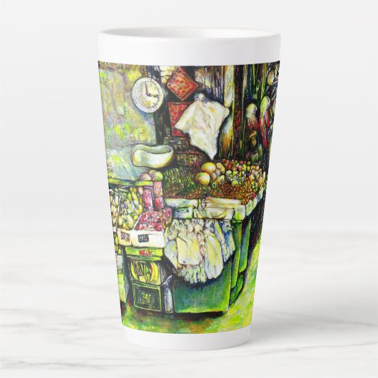 Zegt om het hele idee te betrekken latte mok (Voorkant)