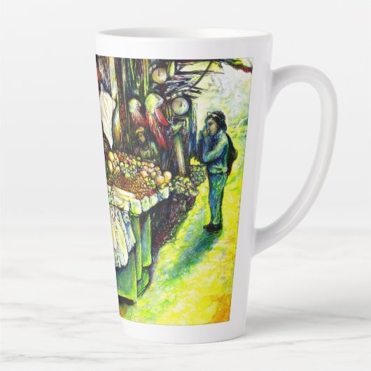 Zegt om het hele idee te betrekken latte mok (Rechts)