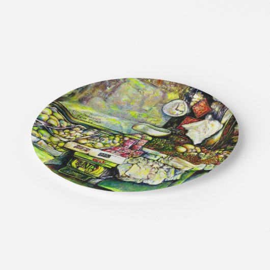 Zegt om het hele idee te betrekken papieren bordje (Gekanteld)