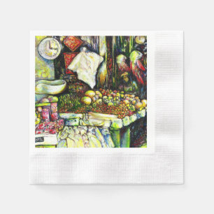 Zegt om het hele idee te betrekken servet