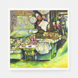 Zegt om het hele idee te betrekken servet