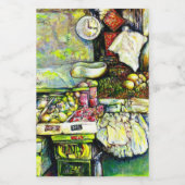 Zegt om het hele idee te betrekken voedselcontainer etiket (Enkel label)