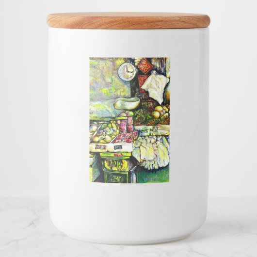 Zegt om het hele idee te betrekken voedselcontainer etiket (Voorkant)