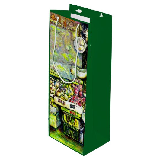 Zegt om het hele idee te betrekken wijn cadeautas (Voorkant Gekanteld)